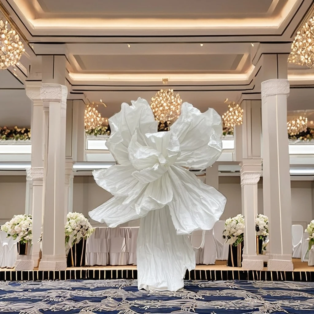 Large Size Paper Giant Flowers Artificial Iron Flowers For Wedding Decor Party Home Decor And Gifts Supply