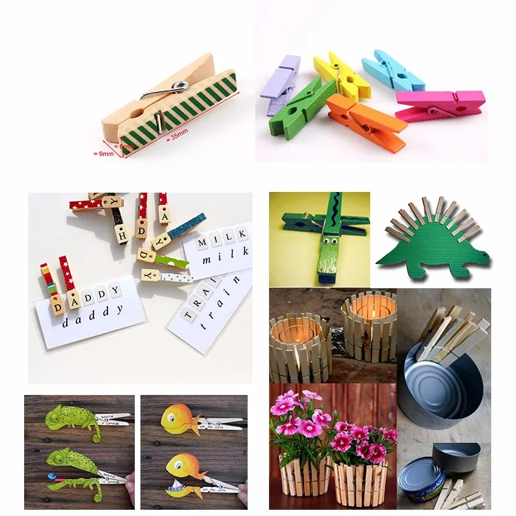 25mm / 35mm/45mm mini wooden peg/natural wood clothes pin/small photo wood clip
