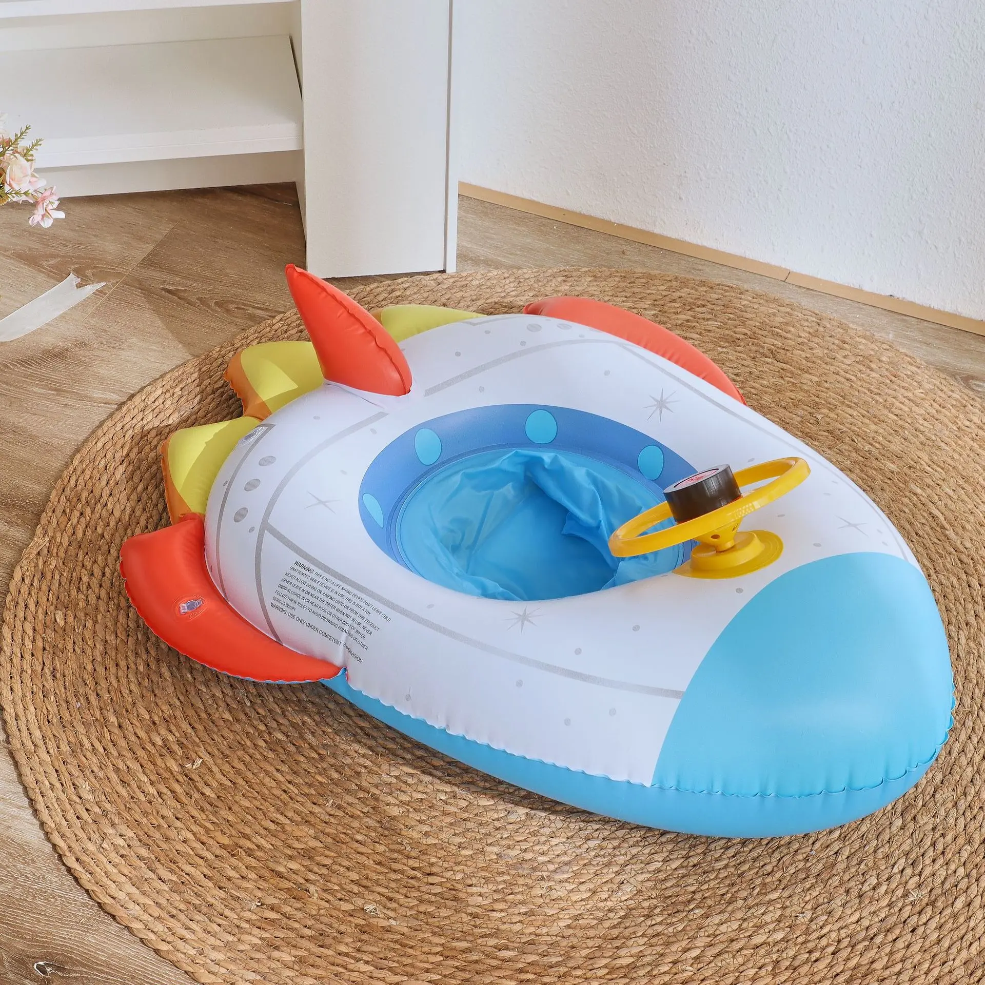 factory wholesale inflatable baby swimming float toys pvc ring seat animal toy for kids swim ring children swim ring
