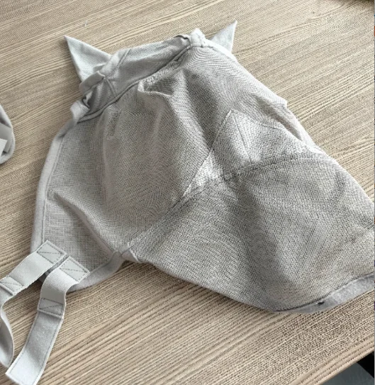 Horse Fly Veils Polyester With Ears And Nose Fly  For A hood with a Horses face Tack Supplies