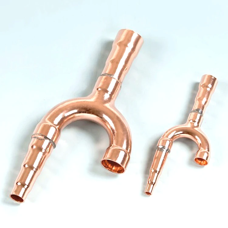 Air Conditioner Spare Parts YK-FQZHN-03C Vrf Vrv Refnet Y Joints copper Branch Pipe for MIDEA