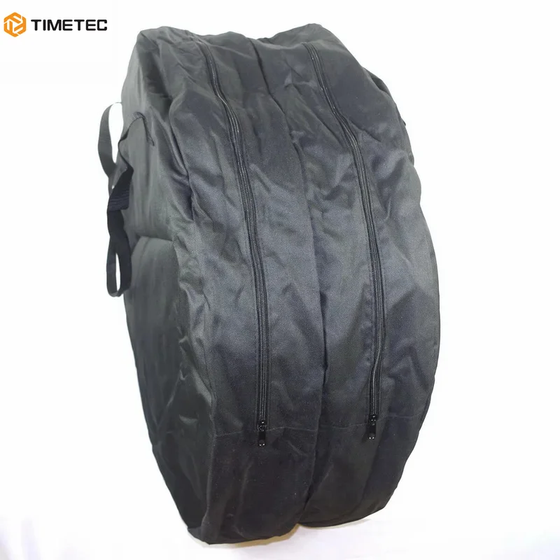 29ER MTB Double WHEELS BAG PADDED Bicycle Packing WITH HAND BELT INNER POCKET HUB PROTECT