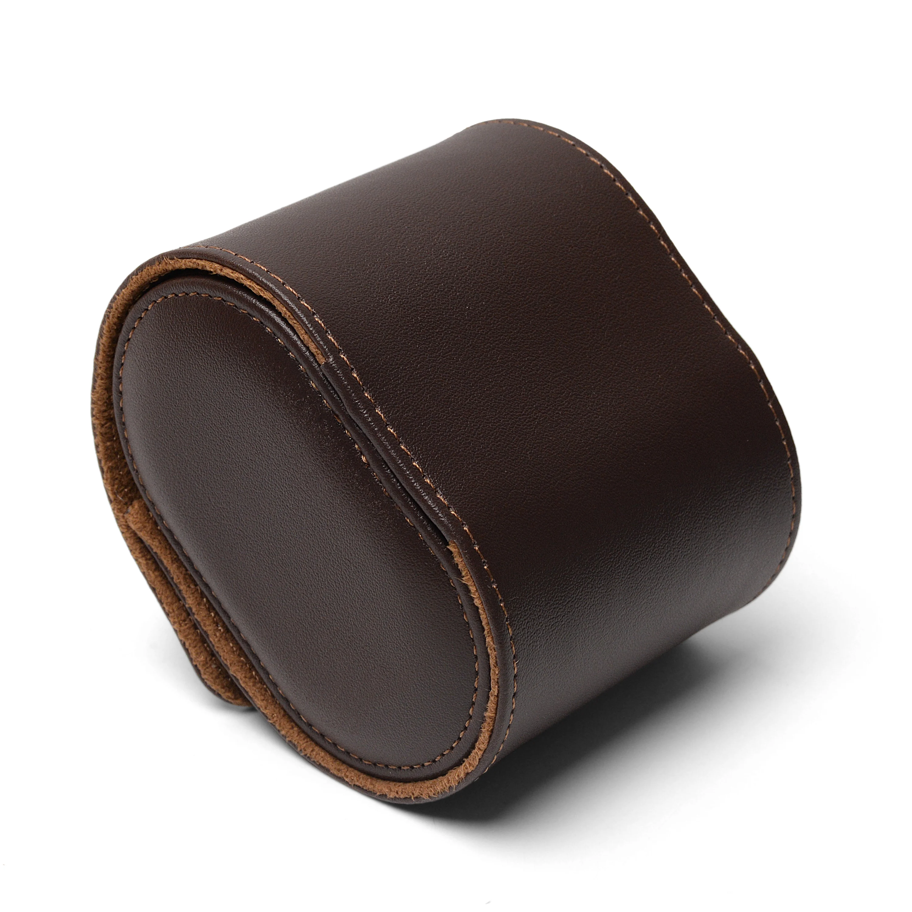 Wholesale Custom Vintage Demontres Fashion Simple Watch Storage Hotel Gift Box Lady Genuine Leather Simple Watch display Set