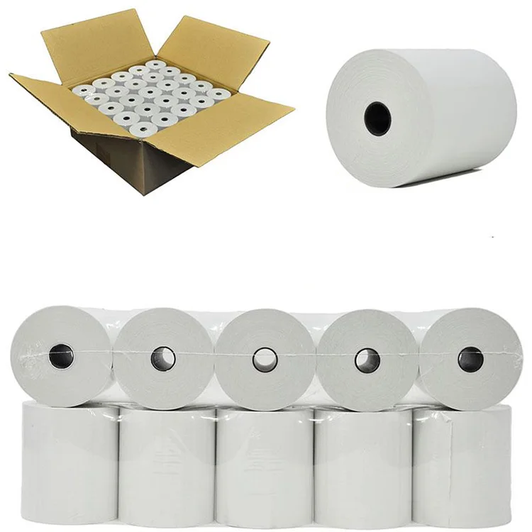 Thermal Paper Rolls 80mm 58mm 57mm 48mm Different Sizes Customization Ticket Paper
