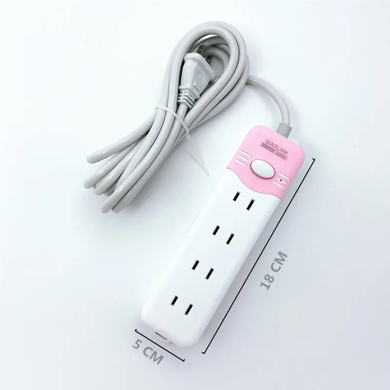 US sockets  multi-function home office high-power sockets   2m extension cord wiring board