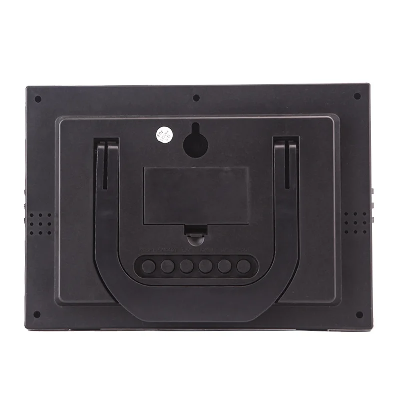 KH-CL098 Large Plastic Hanging LCD Thermometer Calendar Digital Wall Clock with Date and Time