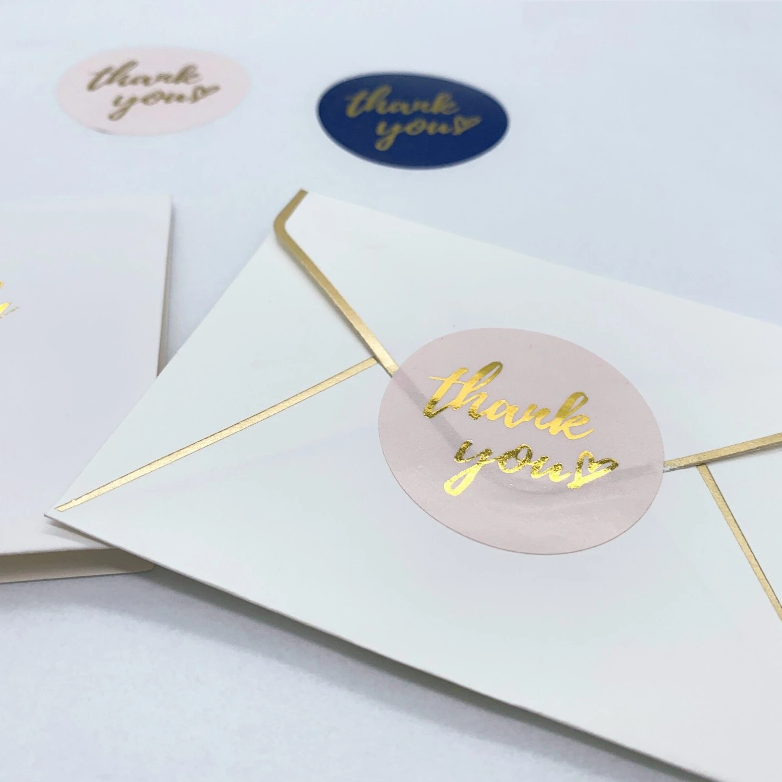 Custom adhesive label decoration sticker gift packing label packaging labels garment envelop printed logo