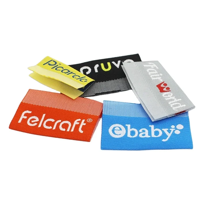 fabric labels clothing label maker garment gold woven label for clothes