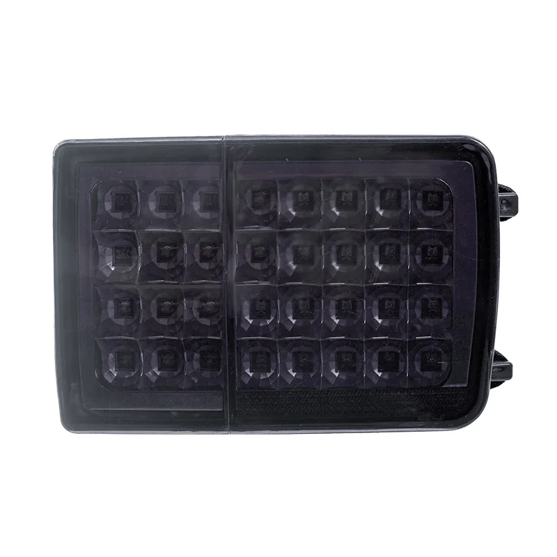 Hot Sale New Design Waterproof Durable Tail Light Square Full Black Car Rear Tail Lamp