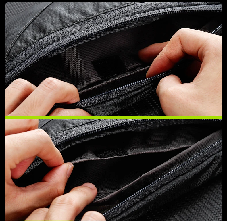 HUALIAN Nylon waterproof Fanny Pack Waist Bag Bum Pack Bag Sport Running belt for men women
