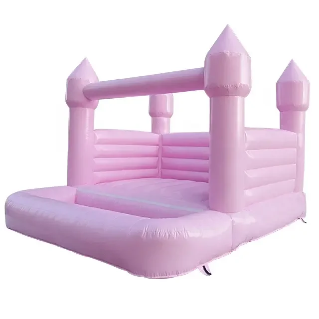 Hot Sale Inflatable Castle Wedding White Inflatable Trampoline with Roof and Blower New Bounce House