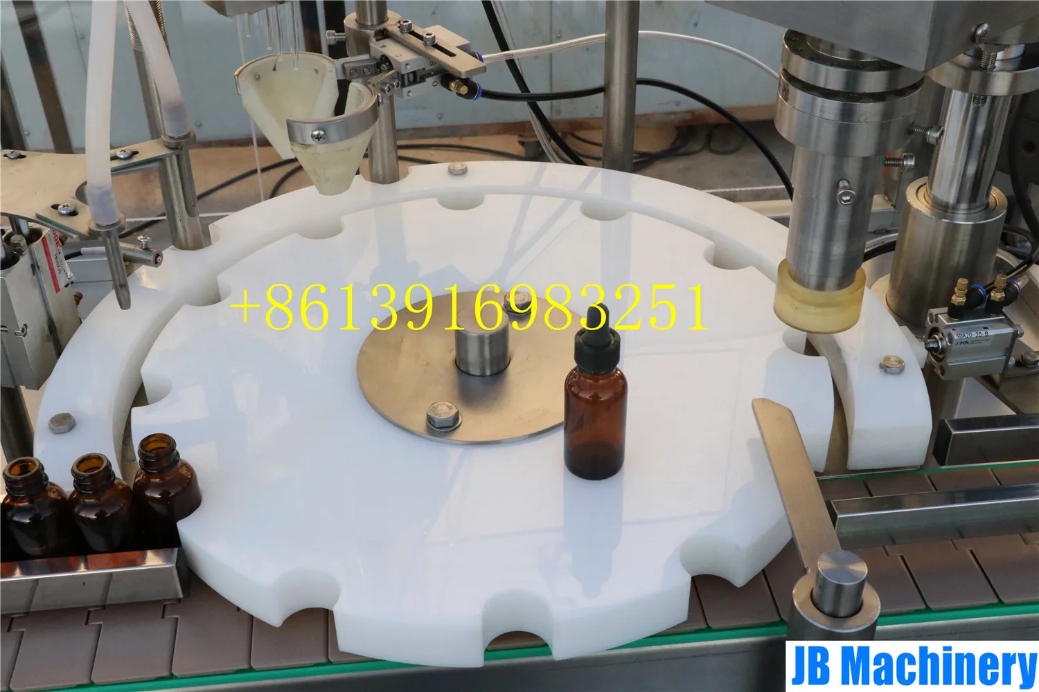  JB-YX2 e liquid filling machine ejuice line for electronic cigarettes 30ml tincture dropper