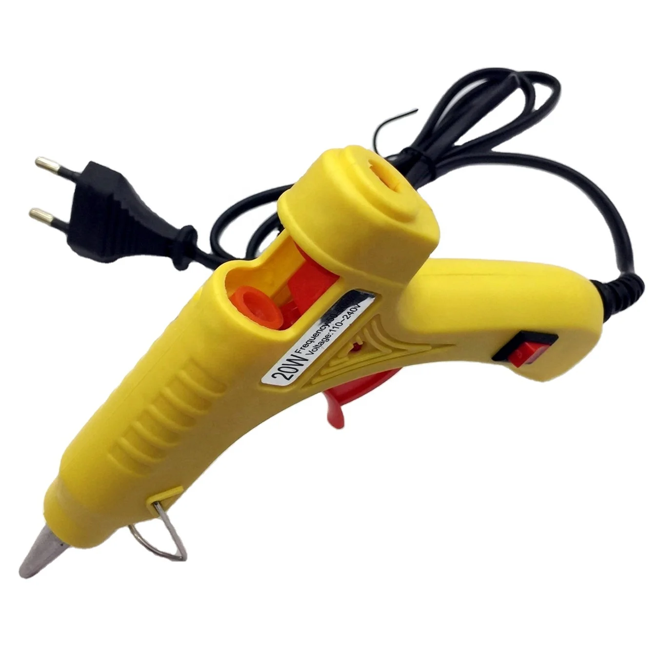 factory DIY use 20w hot melt glue machine small size glue gun with switch