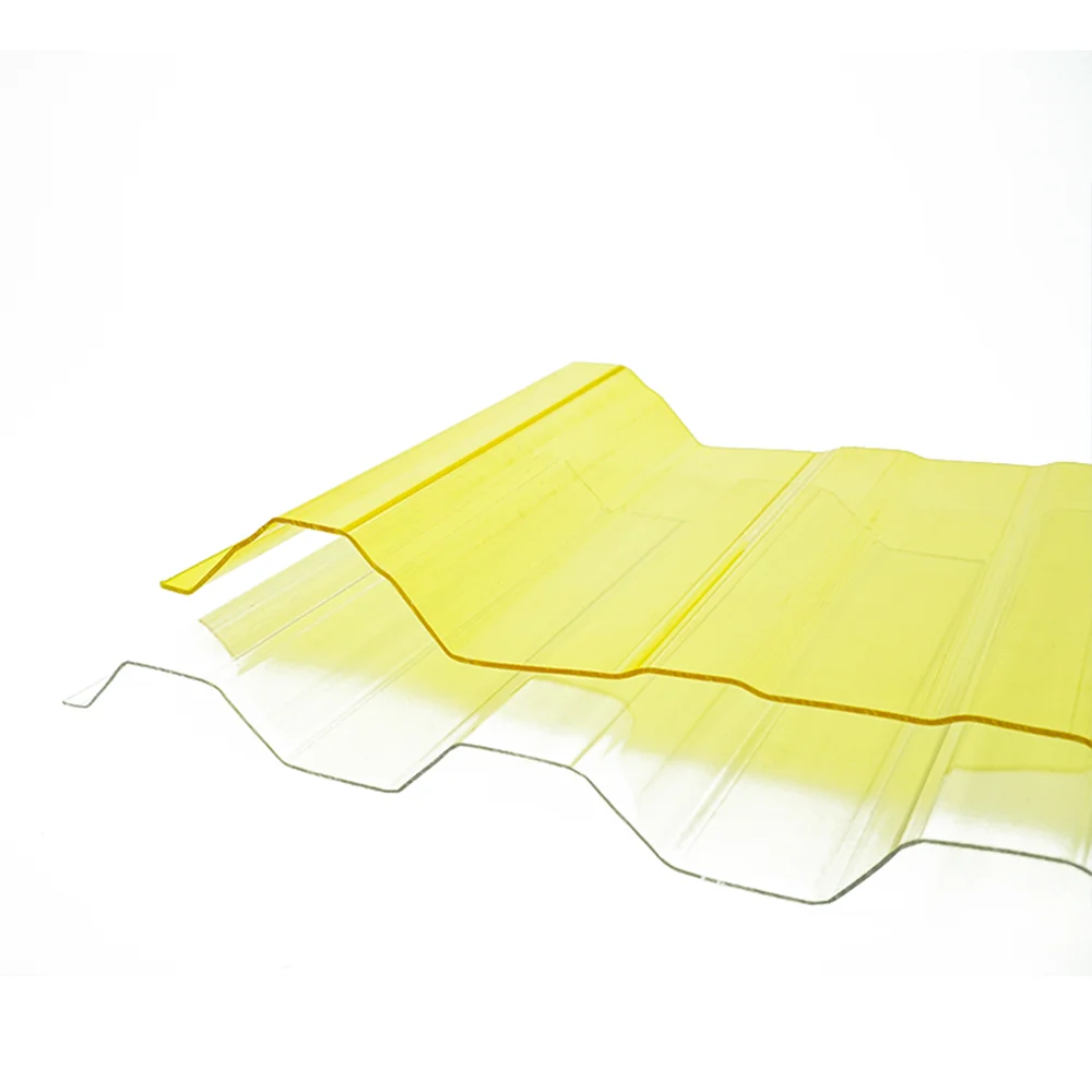 High Strength Flexible Hard Transparent Roofing Plastic Polycarbonate Panels Corrugated Polycarbonate Sheet