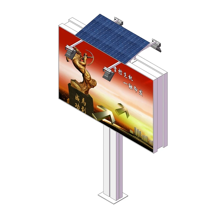 Double Sides Backlit Solar Billboard For Outdoor Advertising Billboards
