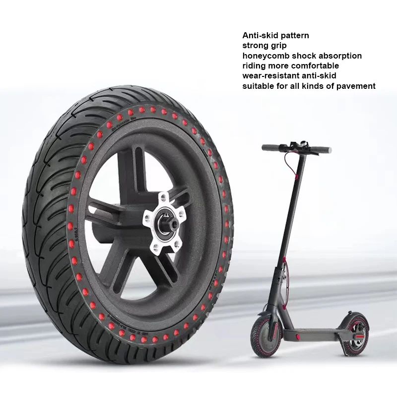 Superbsail 8.5 Inch Wheel Hub Tire for Xiaomi M365 Scooter Tyre Accessories Explosion-Proof 8.5 Wheel Non Pneumatic Tires Part