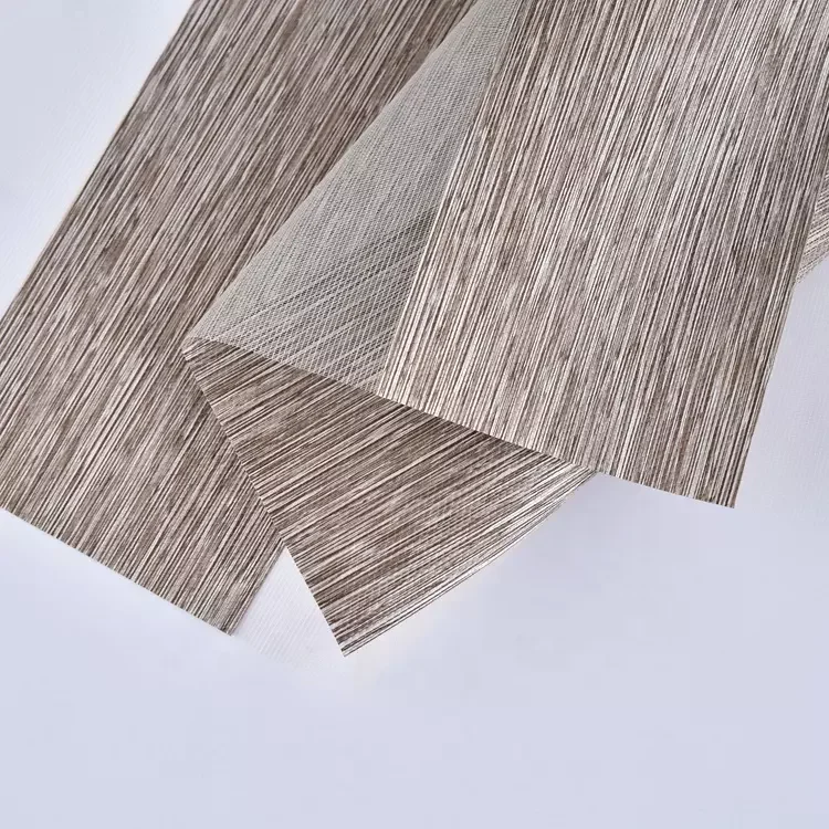 Manufacturer Sunscreen 100% Polyester Horizontal Solid Roller Zebra Blinds Fabrics