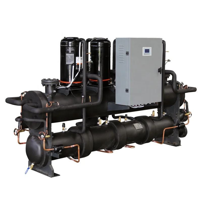 low price  commercial 20kw to 260kw modular scroll ground source heat pump unit system gshp