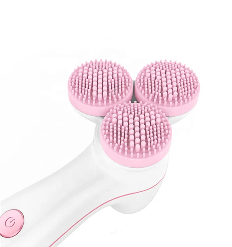 
electronic face deep cleansing brush wash set for facial exfoliation 