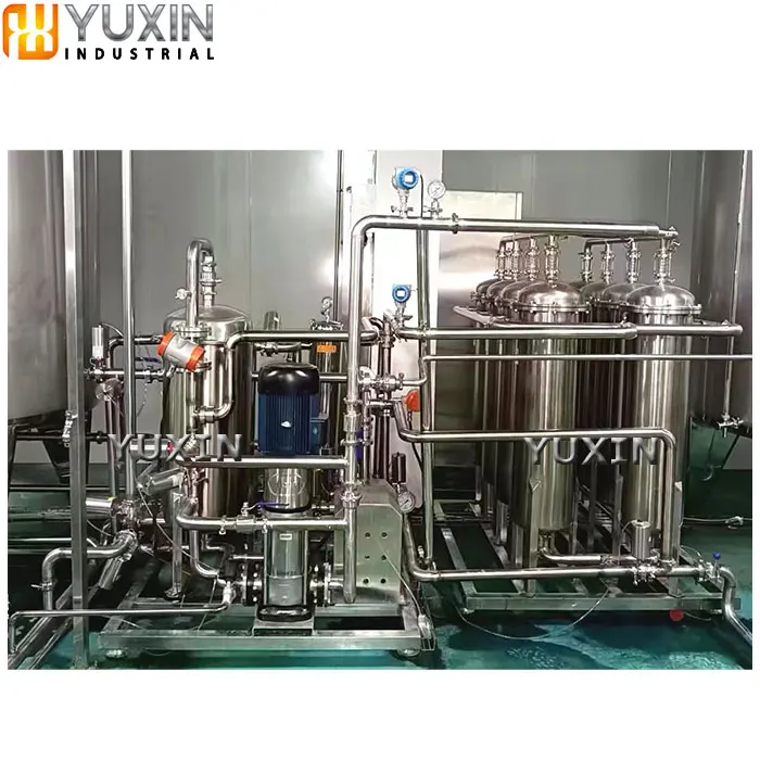 Juice cross flow liquid wine membrane microflitration filtering machine for clarify beverage liquid