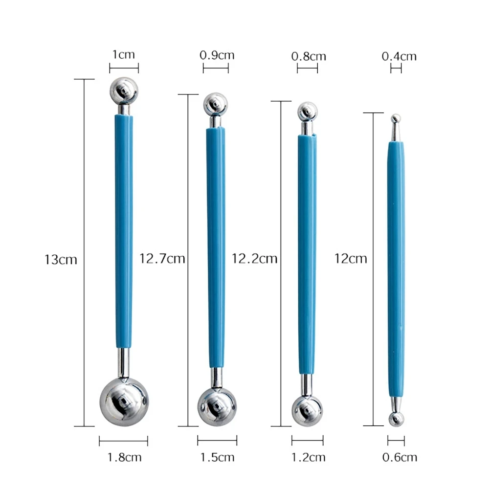 61Pcs Polymer Clay Tools Ball Stylus Dotting Tools Modeling Clay Sculpting Tools Set Rock Painting Kit for Sculpture Pottery