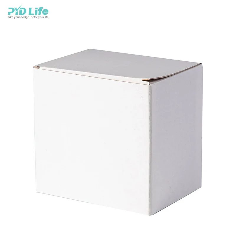 PYD Life Wholesale White Paper Box for 15 oz Sublimation Ceramic Mug Custom Paper Box with Foam