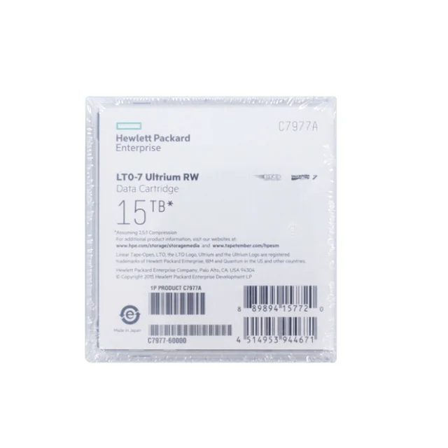 C7977A LTO-7 Ultrium 15TB RW HPE Data Cartridge