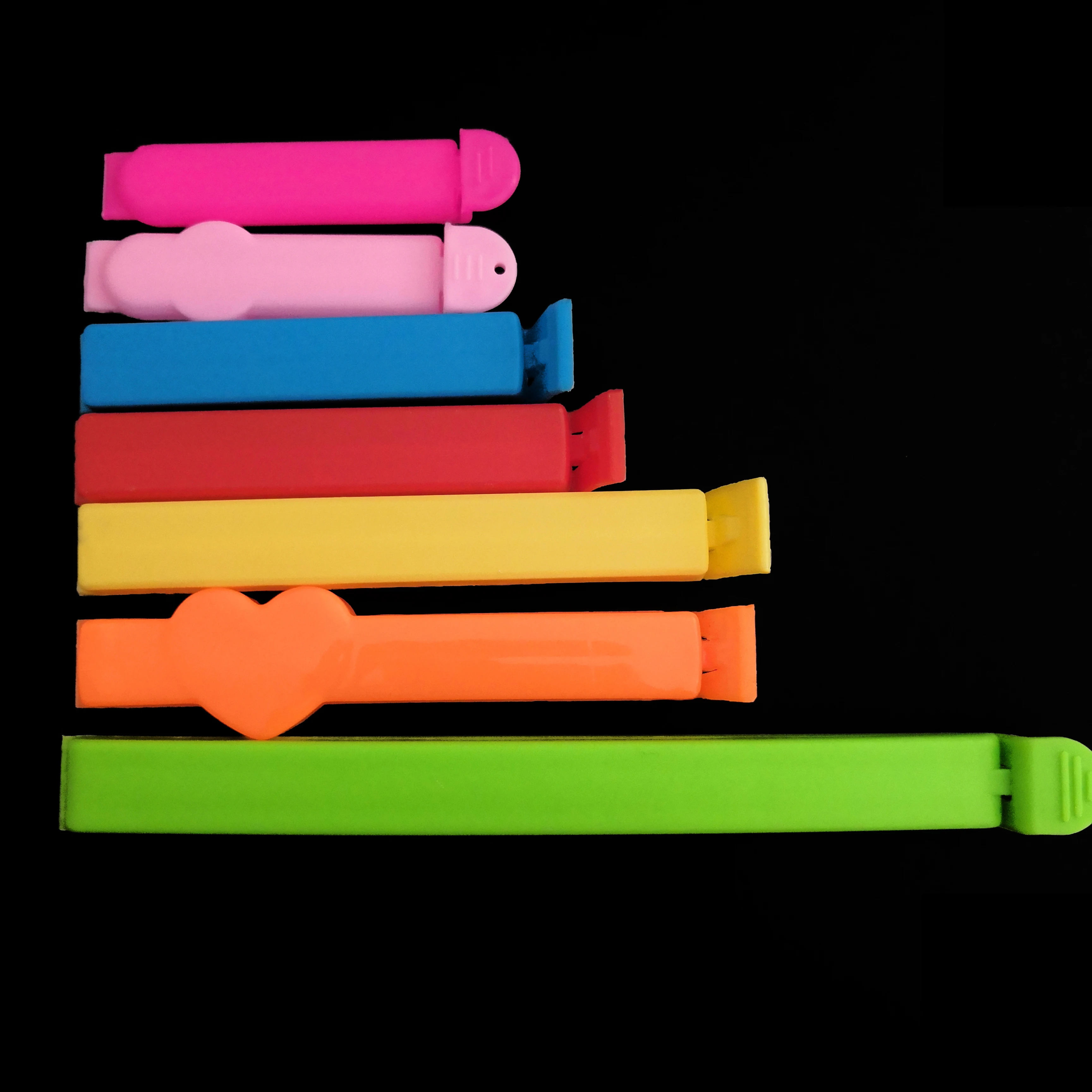 
Plastic Colorful Food Bag Clips,Custom Logo Bag Sealing Clips 
