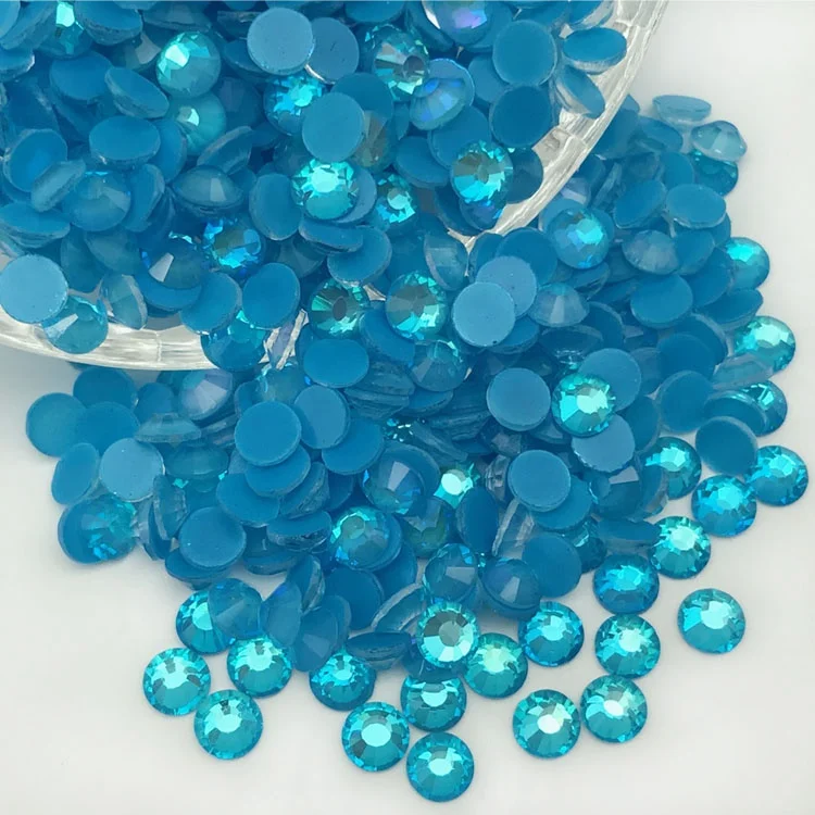 12 facets machine cuts non hotfix rhinestone neon glass rhinestones AB crystal for dress