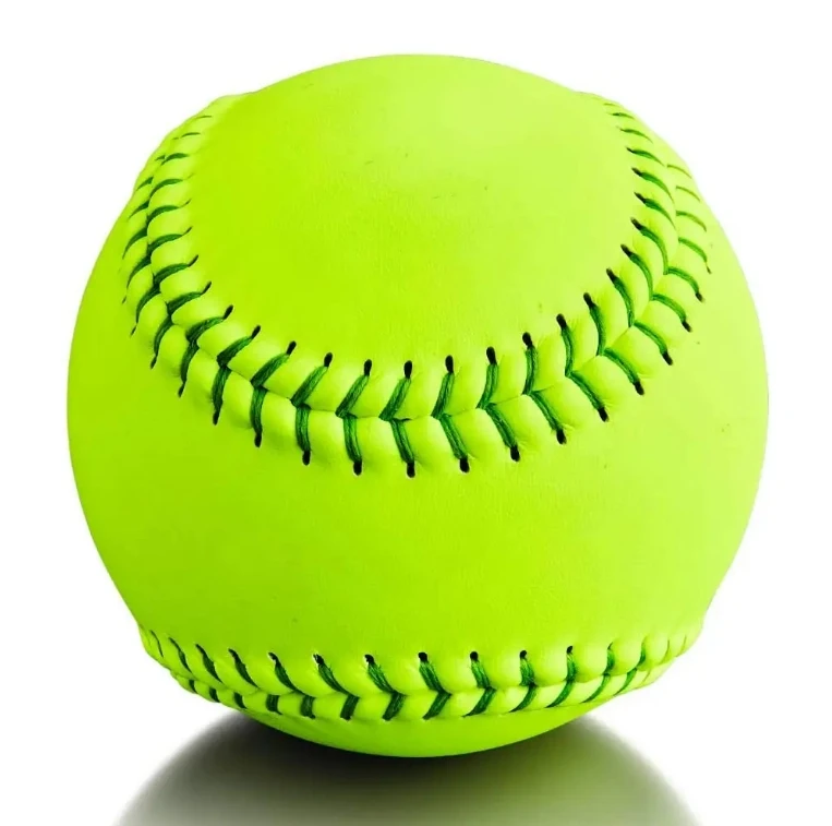 Softball Ball Official Cheap Durable Leather Softball Baseball Ball for training / Factory Direct Customized Logo Softball