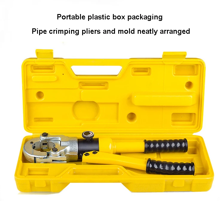 CW-1632 Hydraulic Pipe Tube Crimping Tool 16-32mm Pex Fitting Tool Plumbing Pipe Clamp Pliers Pressure 10T