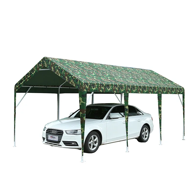 Waterproof Retractable Folding Car Garage Tent Heavy Duty Carport Extra Large Car Canopy for Patio Lawn and Garden