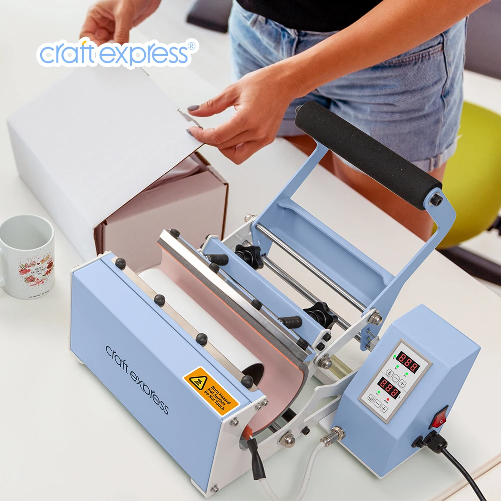 Craft Express Pro Easy Auto Mug Press Wholesale Sublimation transfer Cricut Mug Heat Press  printing Machine