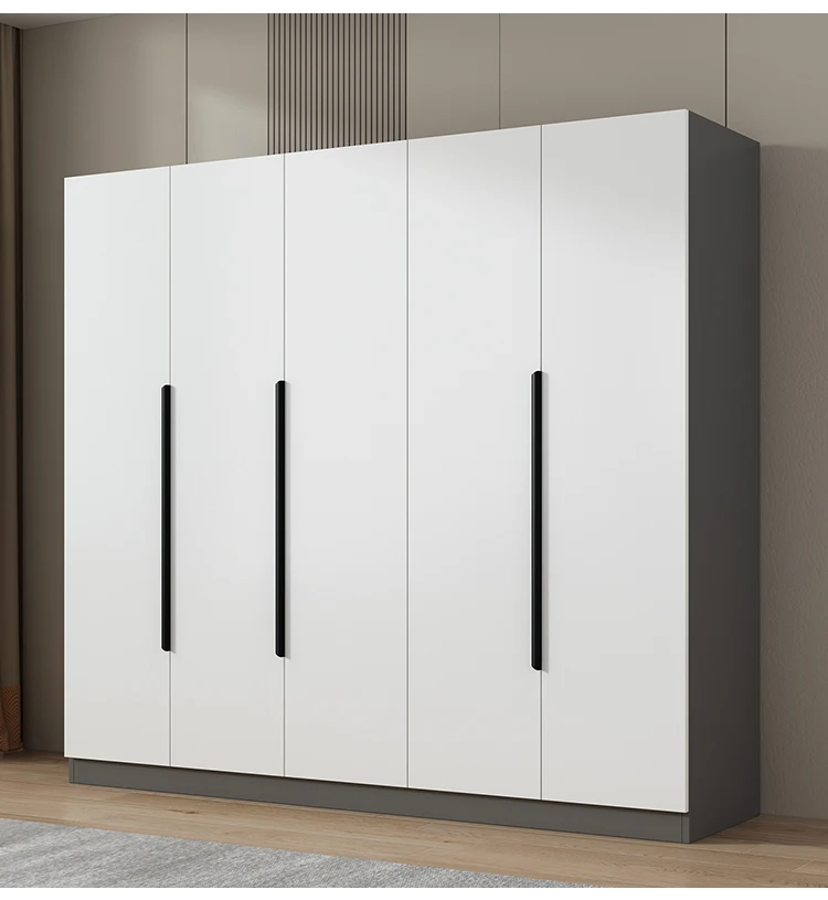 Singapore Furniture Overlay Closet Interior Sliding Door Glass Wardrobe Bedroom Design Fiber 3 Door Wardrobe With Mirror