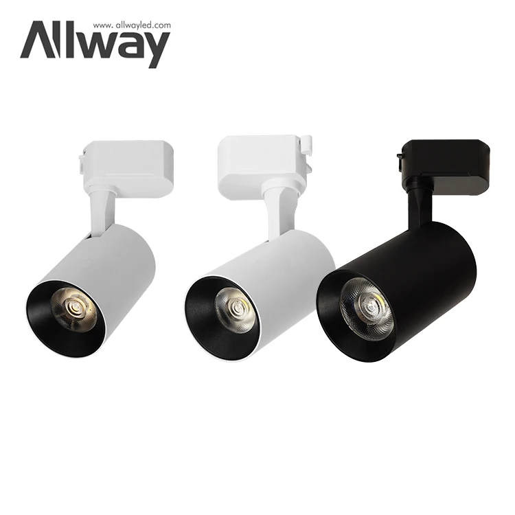 ALLWAY новый дизайн регулируемый угол луча алюминиевый магазин гостиница 10 Вт 20 30 светодиодный Трековый прожектор