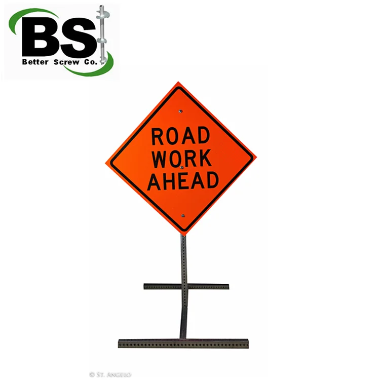 Hot sale Powder coated steel square sign post for fence