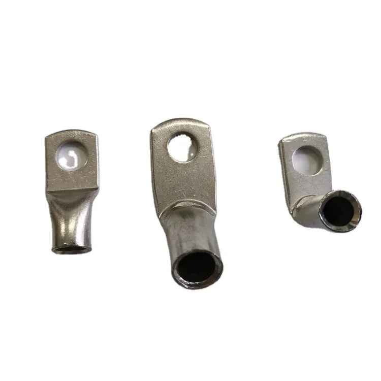 China High Quality Tubular Lug Terminal Flat Copper Terminal Lugs for Automotive Cable Systems