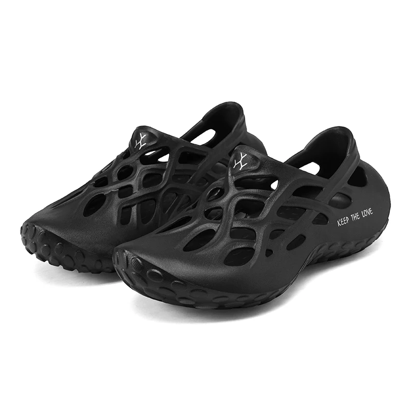 Mens Summer Eva Clogs Lightweight Breathable Hollow out Sandals Non-slip Outdoor Walking Running Beach Sandals