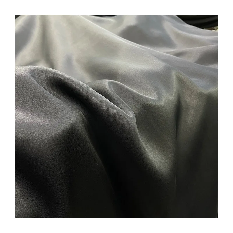 30mm Eco-Friendly Silk Double-Sided Satin Fabric High Quality Glossy Smooth Garment Scarf with Plain Style on Both Sides