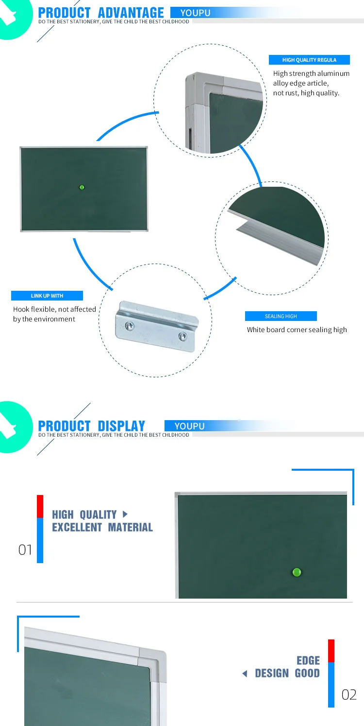 MAGNETIC DRY ERASE CHALKBOARD for SCHOOL