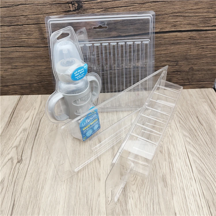 Disposable Clamshell Packaging Peanut Fruits Clear PET Plastic Box Blister Clamshell Container