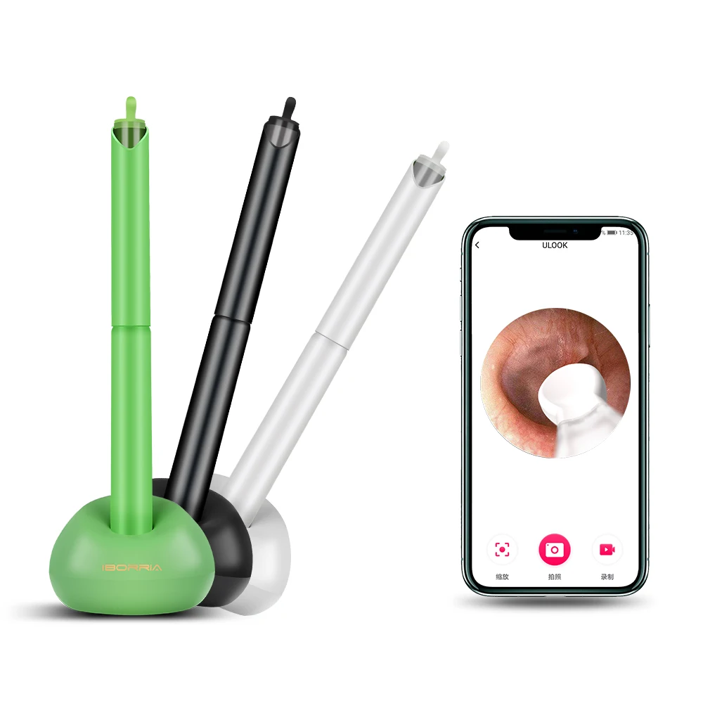 Factory Wholesale High Quality ear wax removal tool smart ear cleaner earwax cleaner with led light