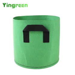 Yingreen New Arrival Customized 1 3 5 7 10 15 20 30 Gallon Non Woven Fabrics Grow Bag Plant Seedling pot