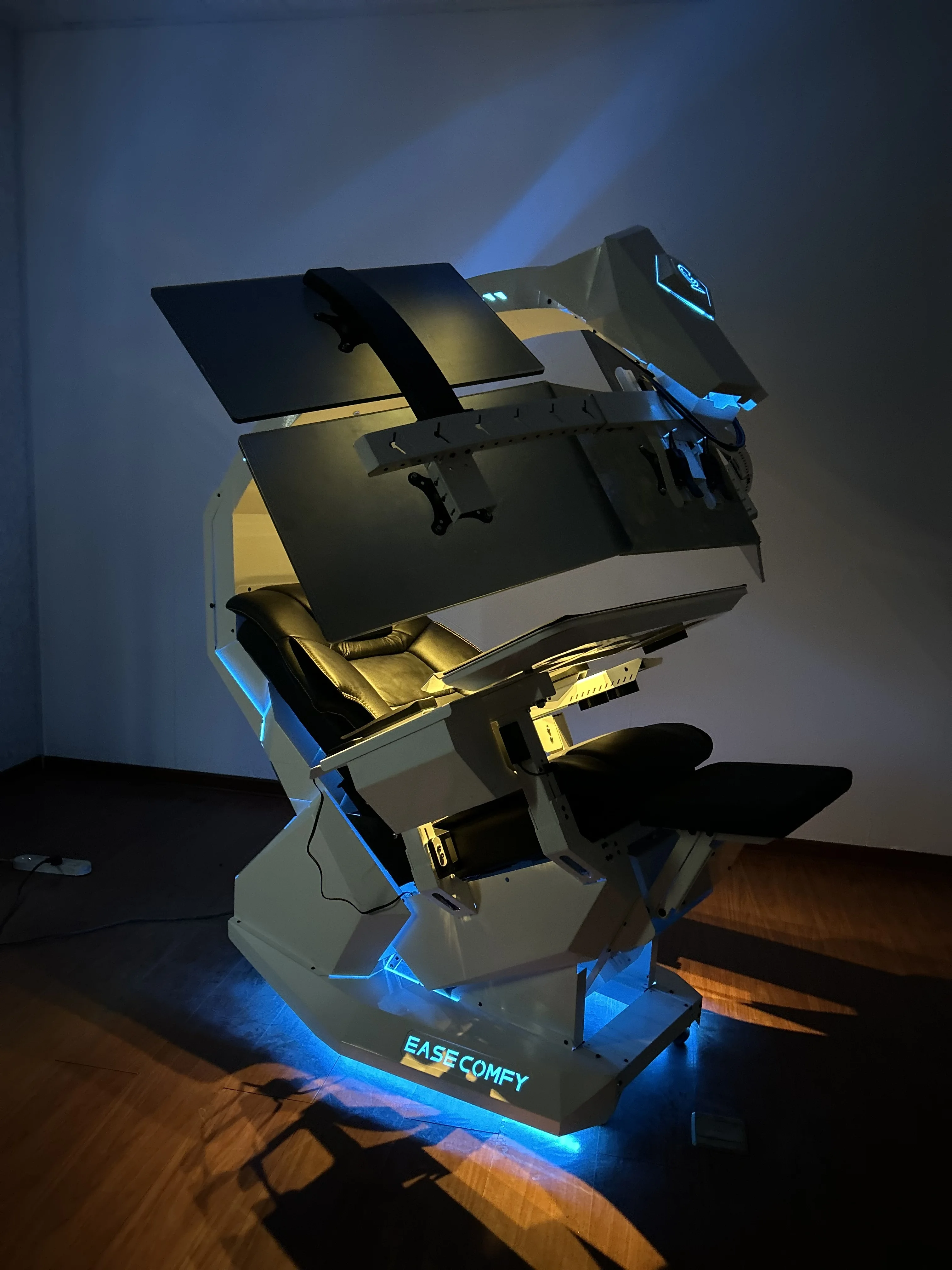 EASECOMFY T2 THRONE  zero gravity recline chair cockpit comfortable  adjustable chair workstation gaming cockpit for monitors