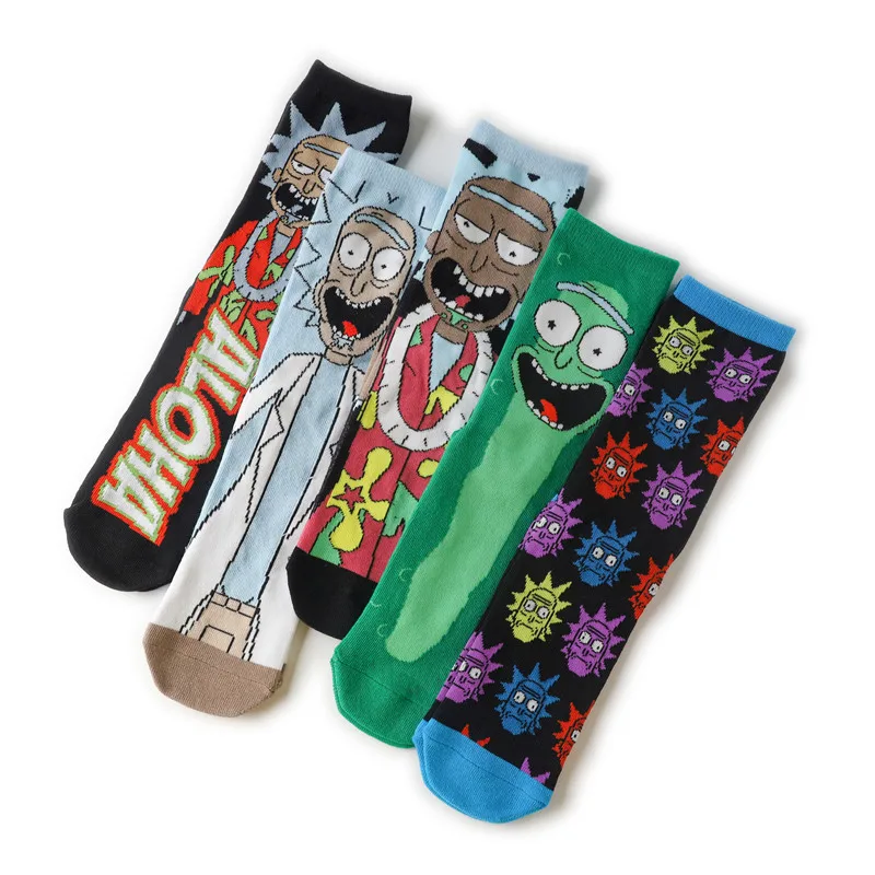 High Quality Personality Character Cartoon Anime Socks Men With Best Service