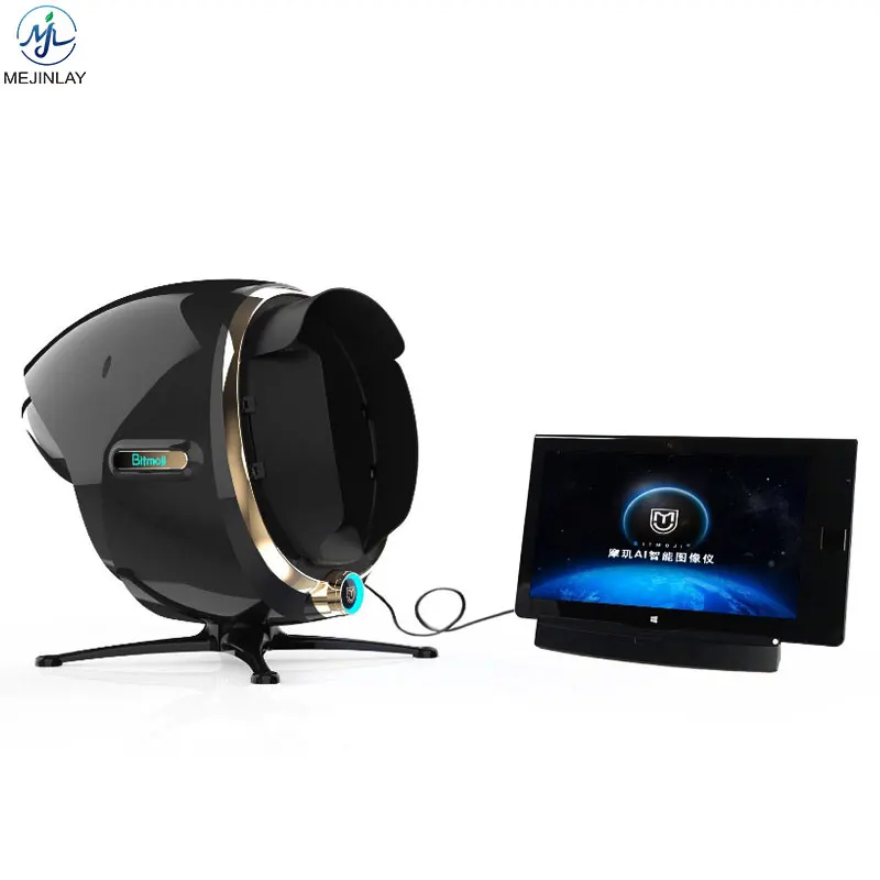 2023 high quality mini digital 3d facial moisture analyzer for beauty salon