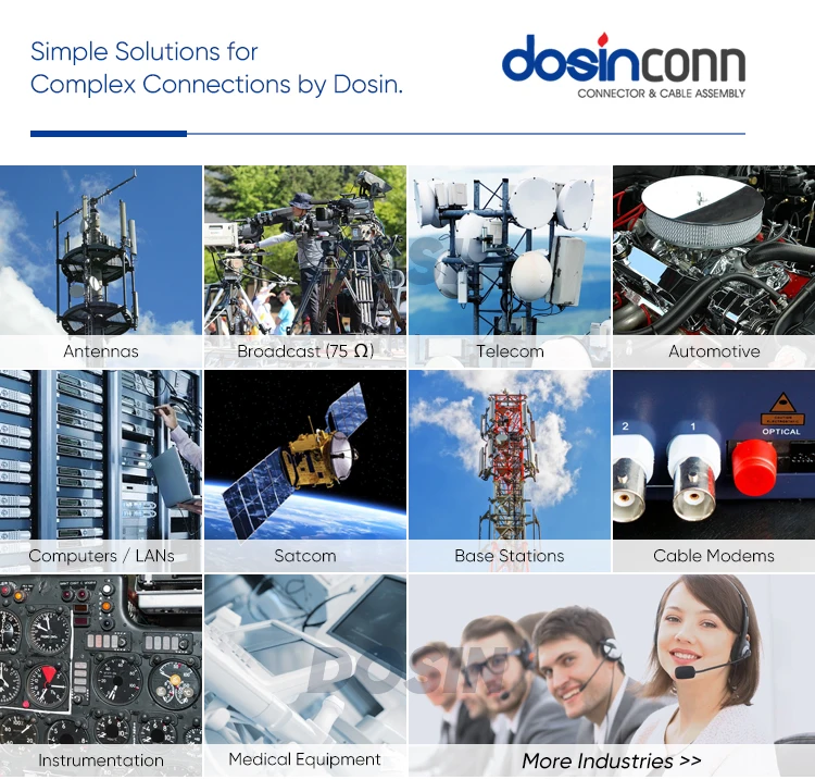 Connector TNC Type Female Plug Crimp for LMR240 Cable