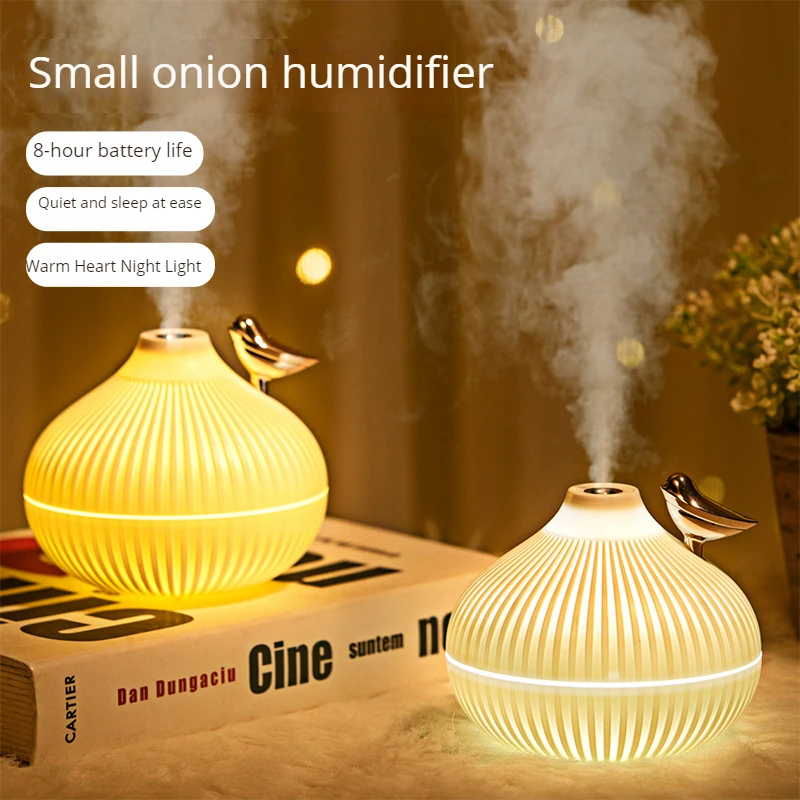 customization Delicate Portable 300ml Aroma Diffuser For Home Car Office And Decoration Three color night light Humidifier