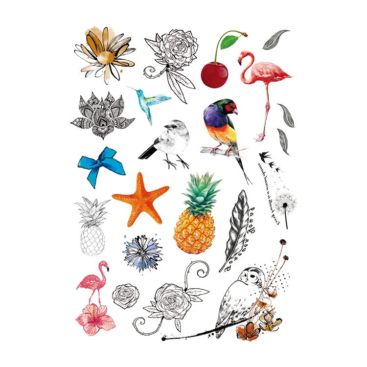 Premium  Water Based Body Sticker Temporal Tattoos