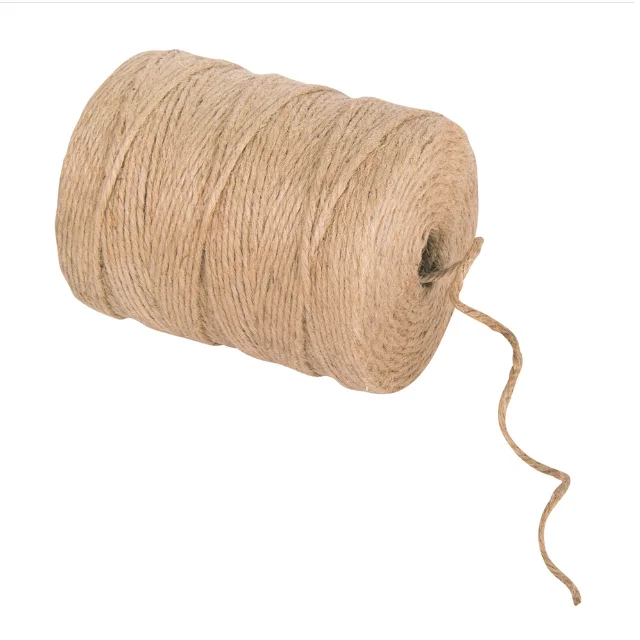100% natural yarn 3-ply twisted string 100m 200m ball 180m cotton cord hemp sisal yarn jute twisted rope twine Made in BD